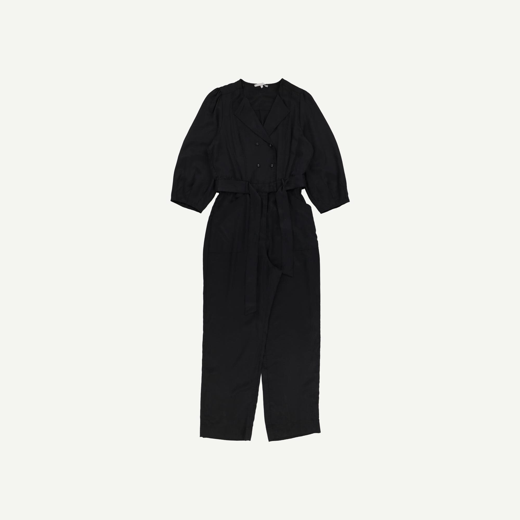 Open Collar Jumpsuit
