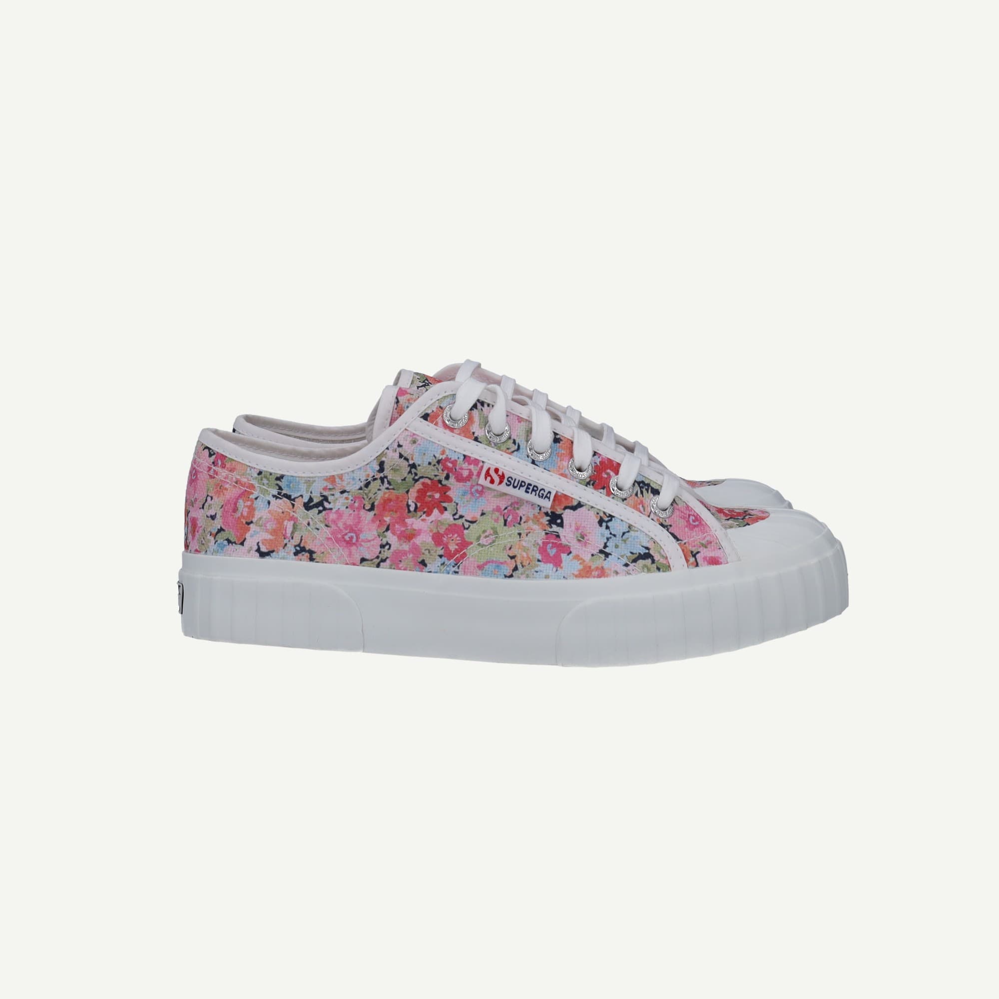 Superga & Oliver Bonas Floral Print Pink Trainers