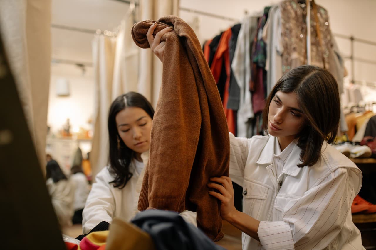 Shopping pre-loved over new
