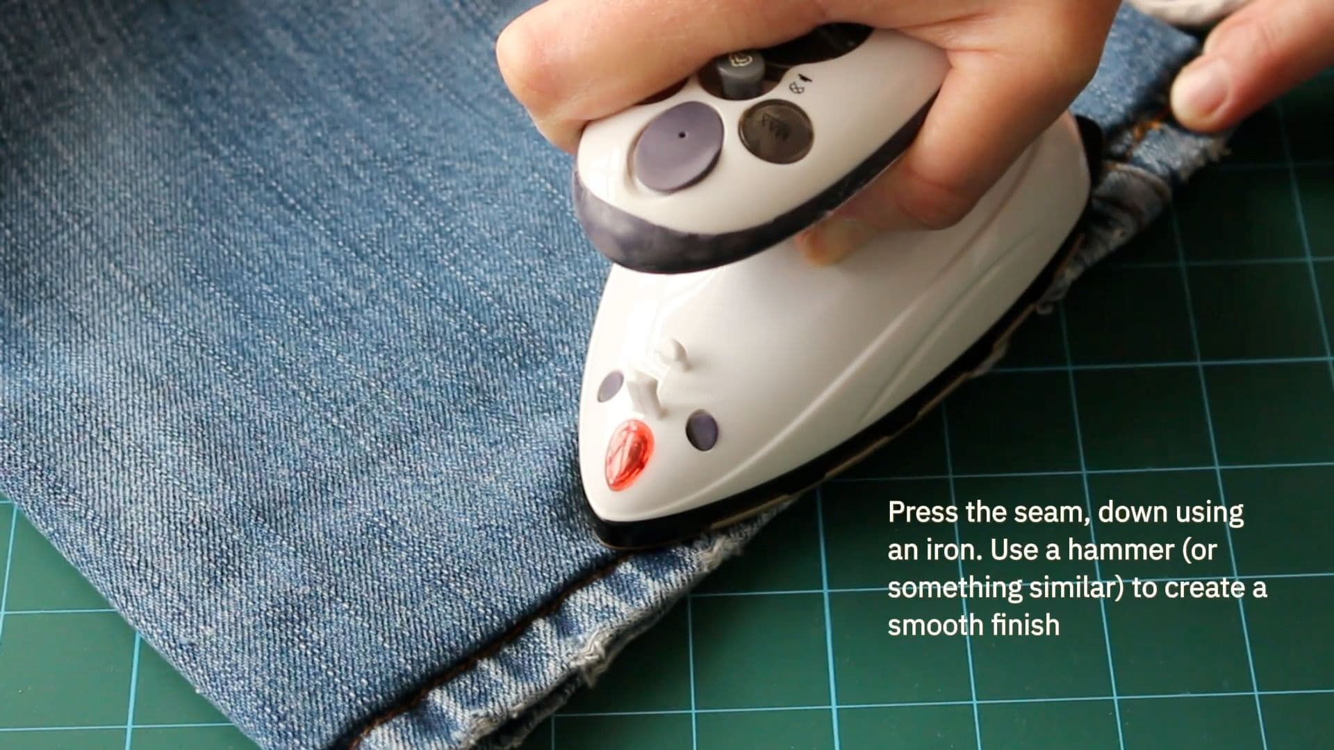 How to Shorten Jeans8