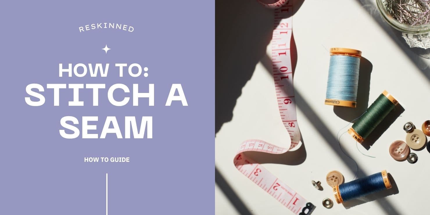 How to hand stitch a seam