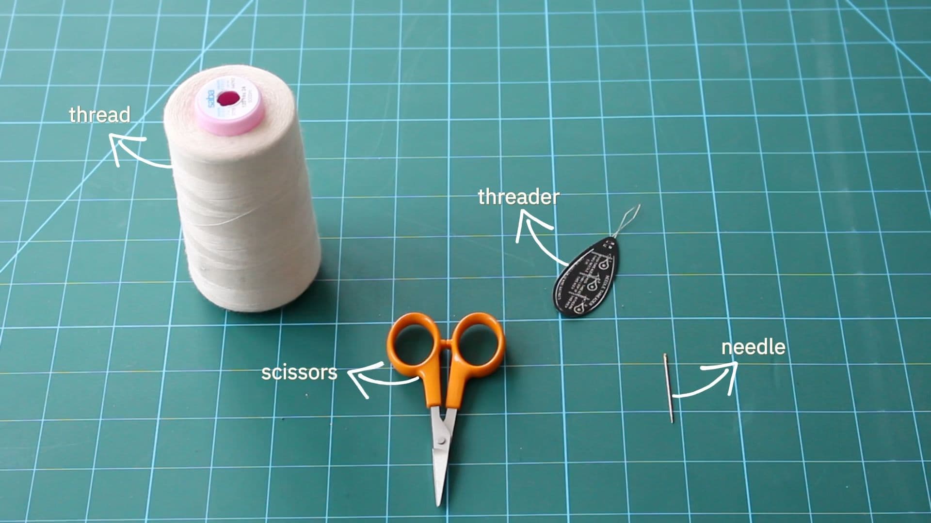 How to hand stitch a seam1