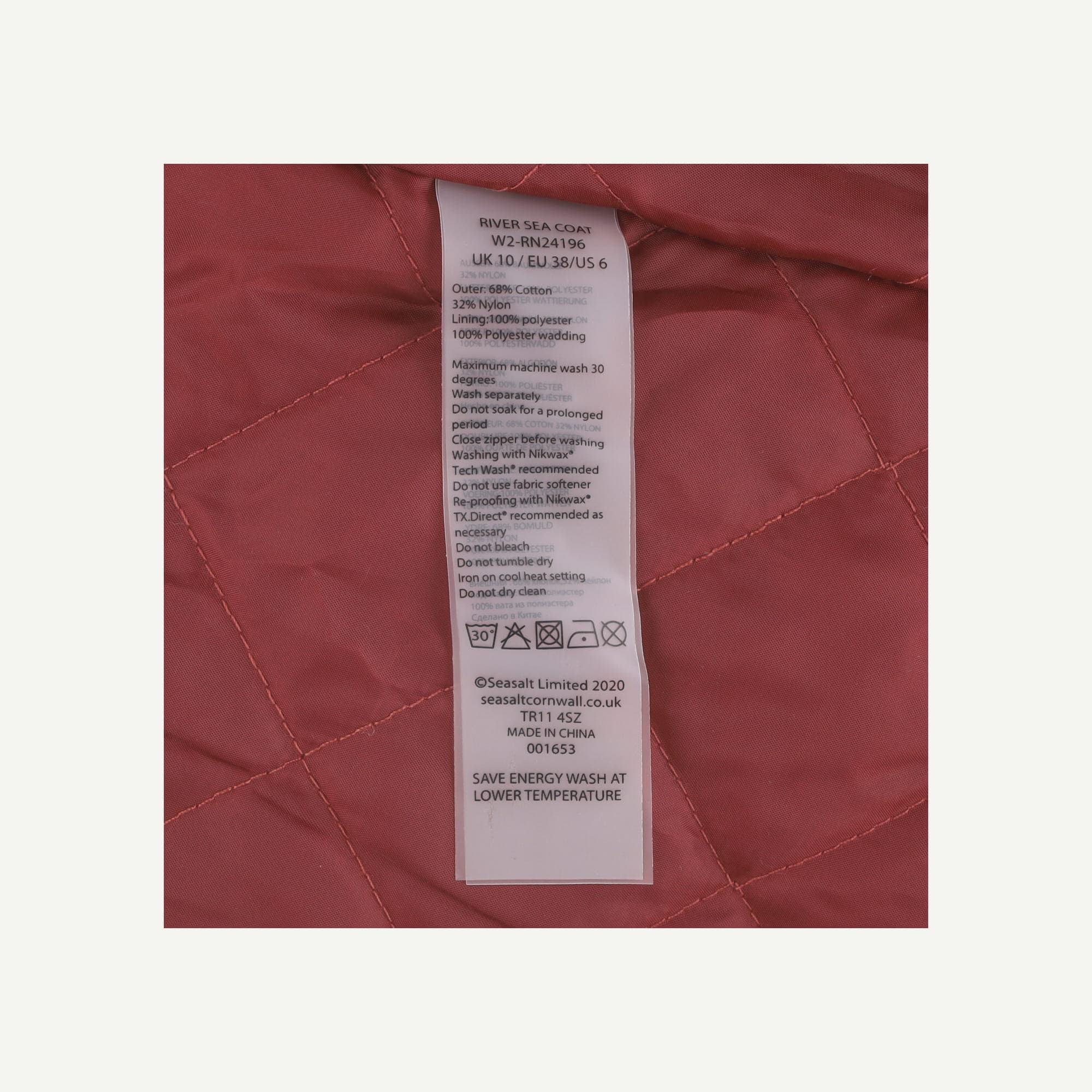 Seasalt Cornwall Brand new Red Coat