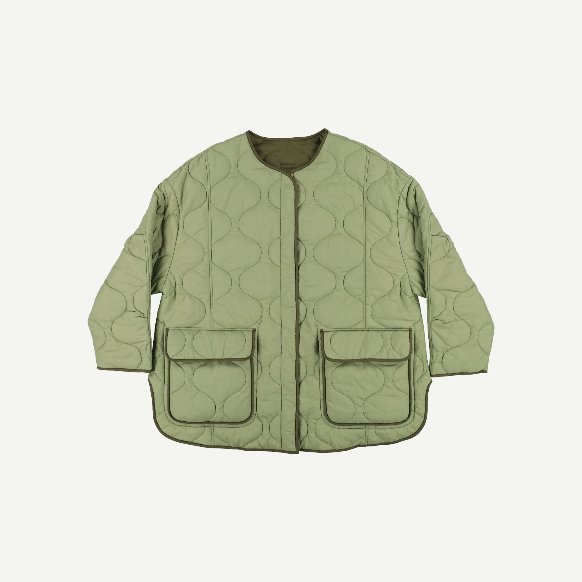 Oversized Reversible Quilted Jacket