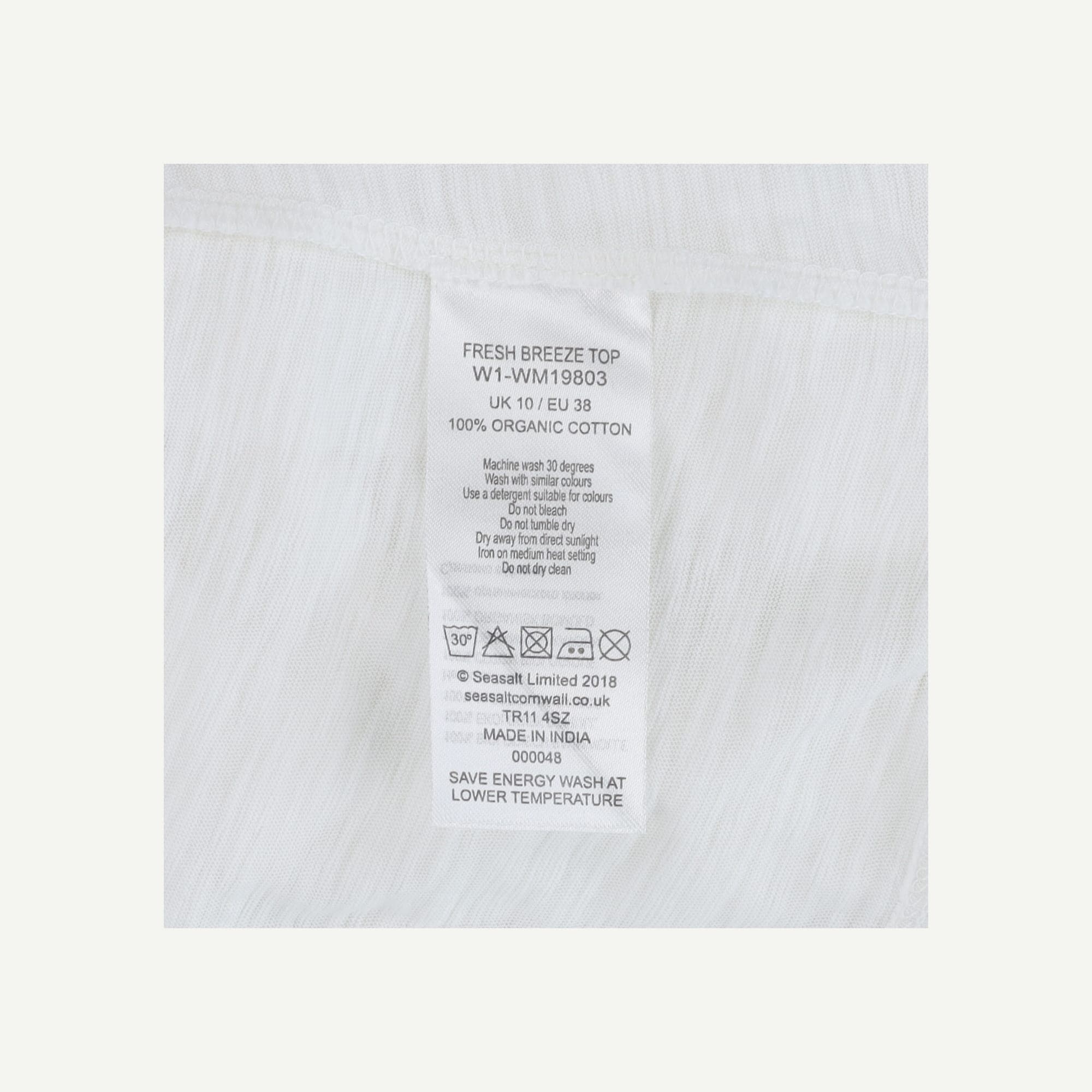 Seasalt Cornwall Pre-loved White Top