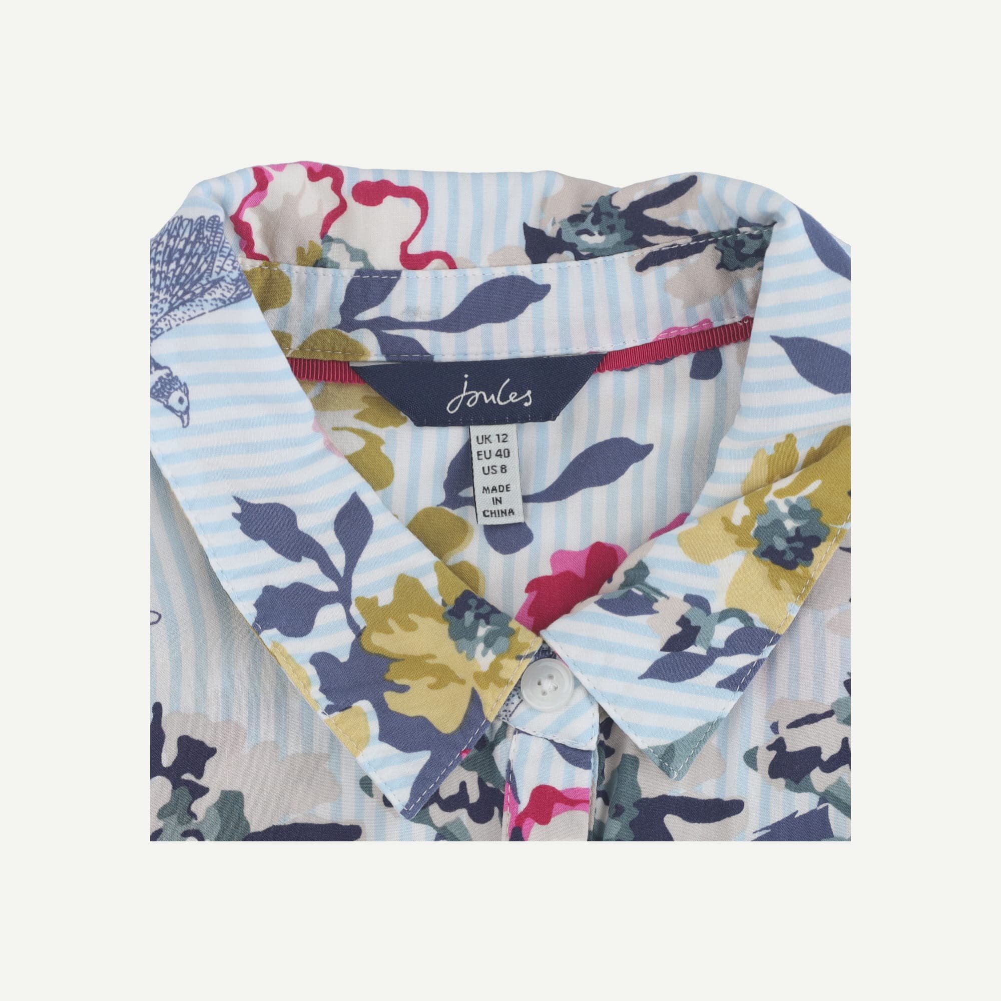 Joules Pre-loved Blue Blouse