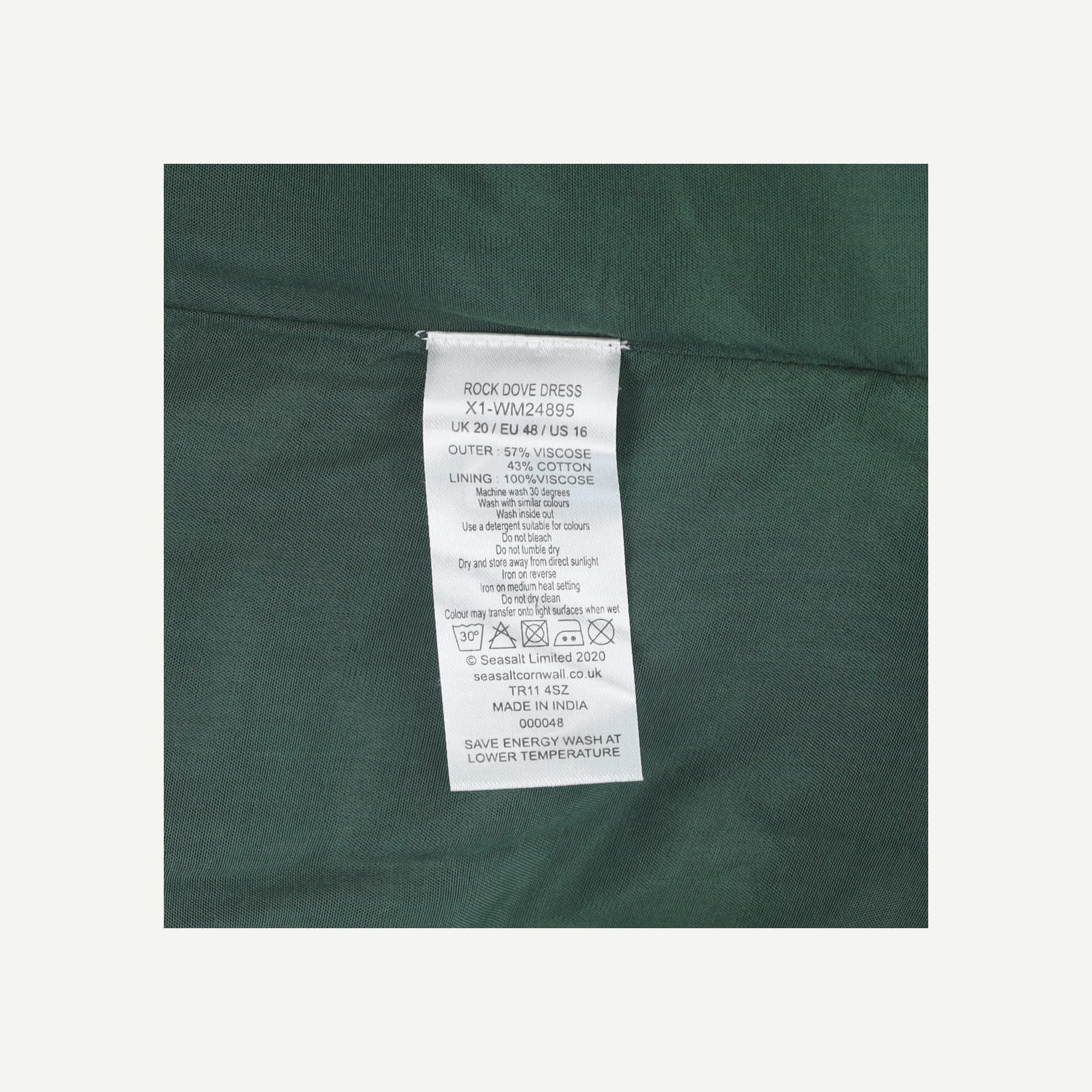 Seasalt Cornwall Pre-loved Green Dress
