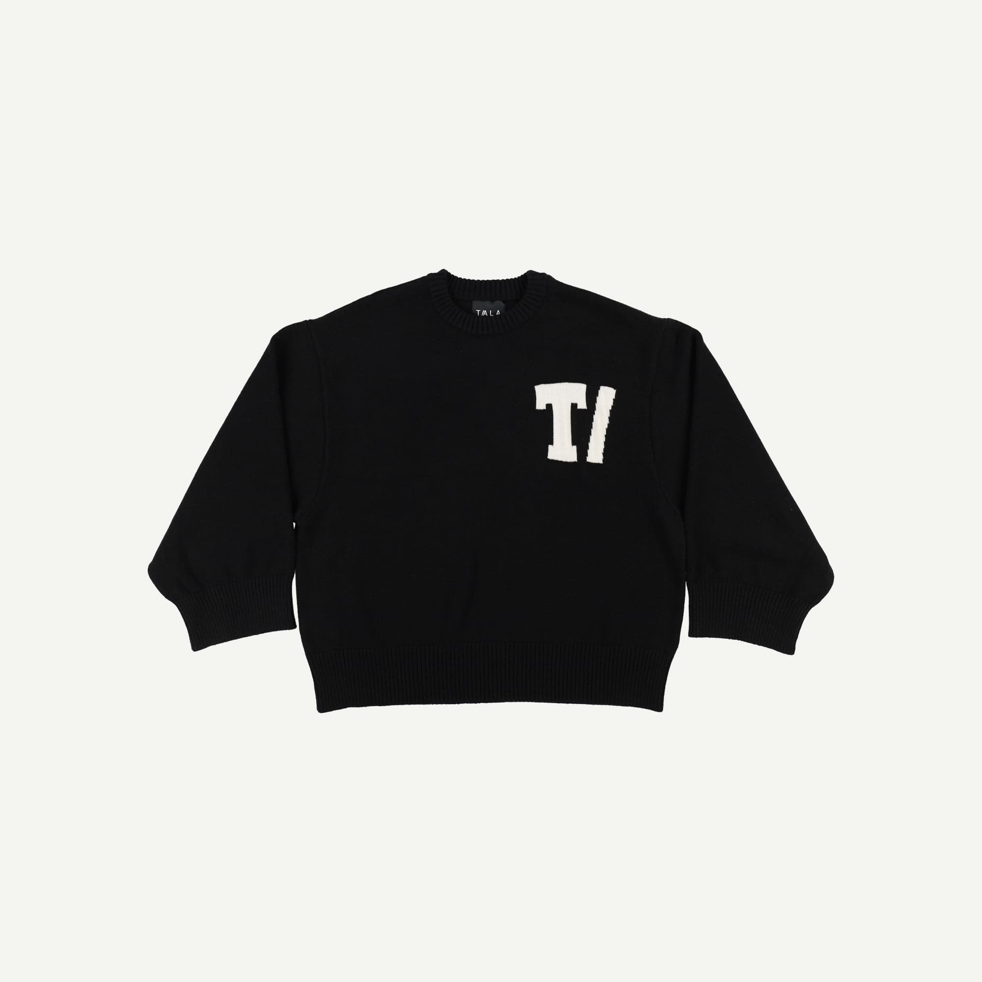 T Logo Knit Sweater