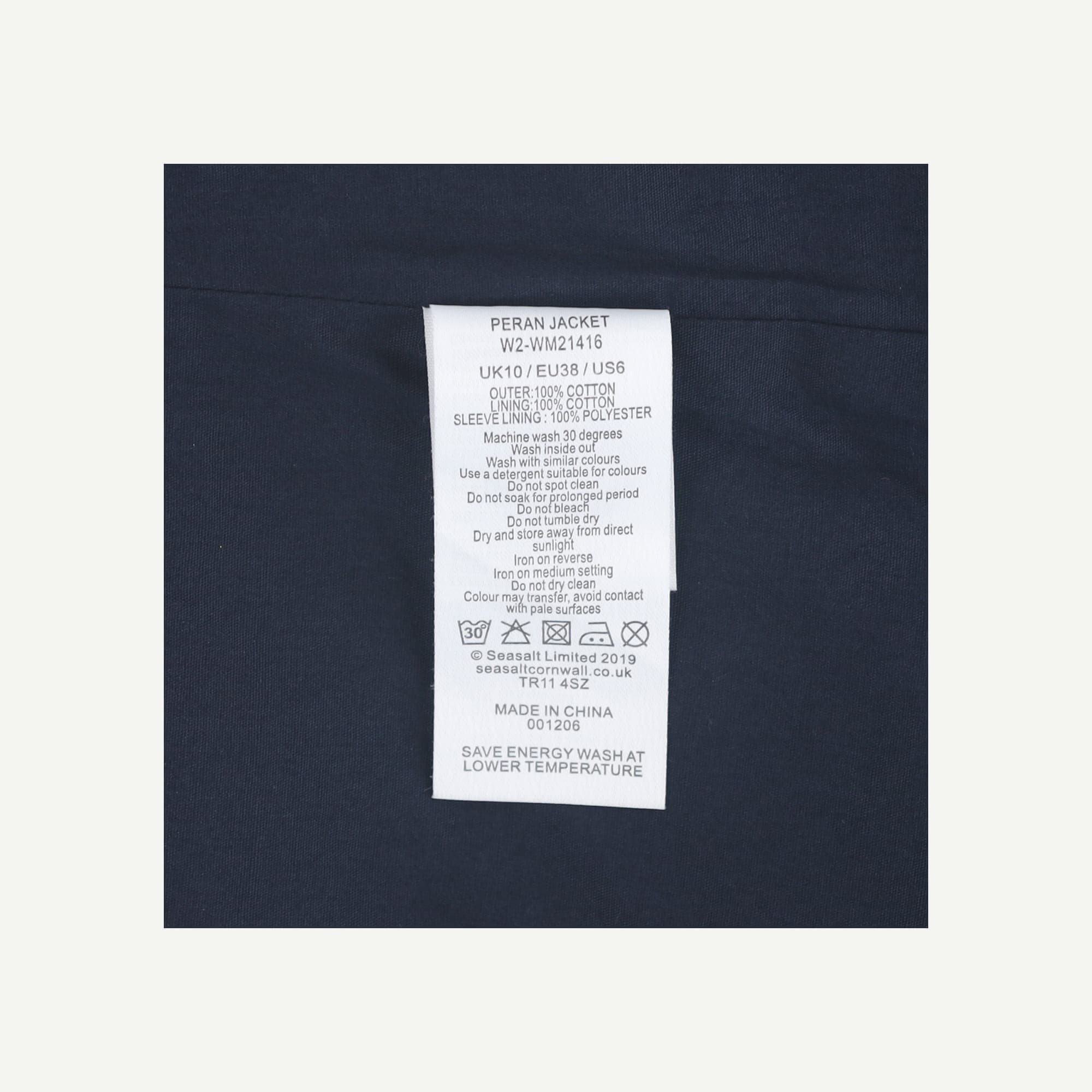 Seasalt Cornwall As new Navy Jacket