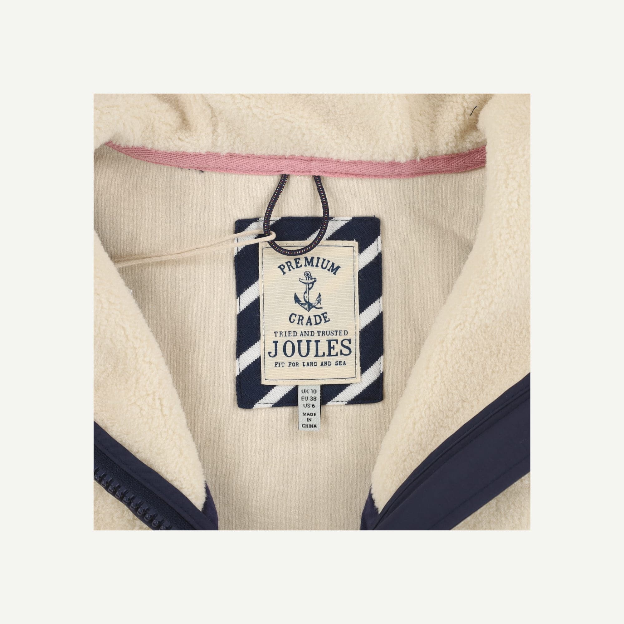 Joules As new Ivory Fleece