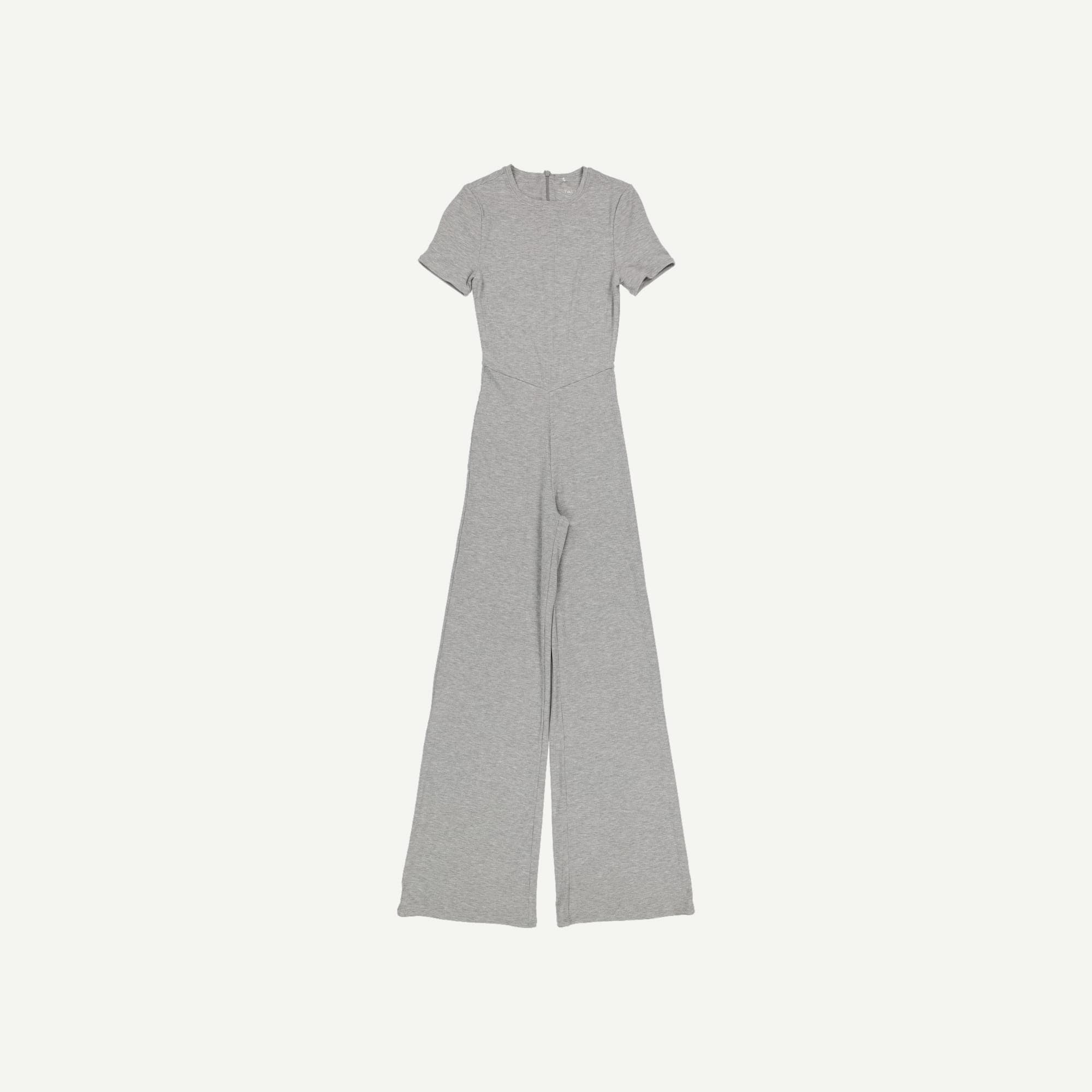 365 Sculpting Lounge Short Sleeve Wide Leg Jumpsuit