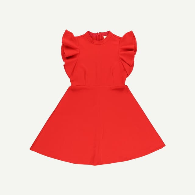 Dress anthropologie red