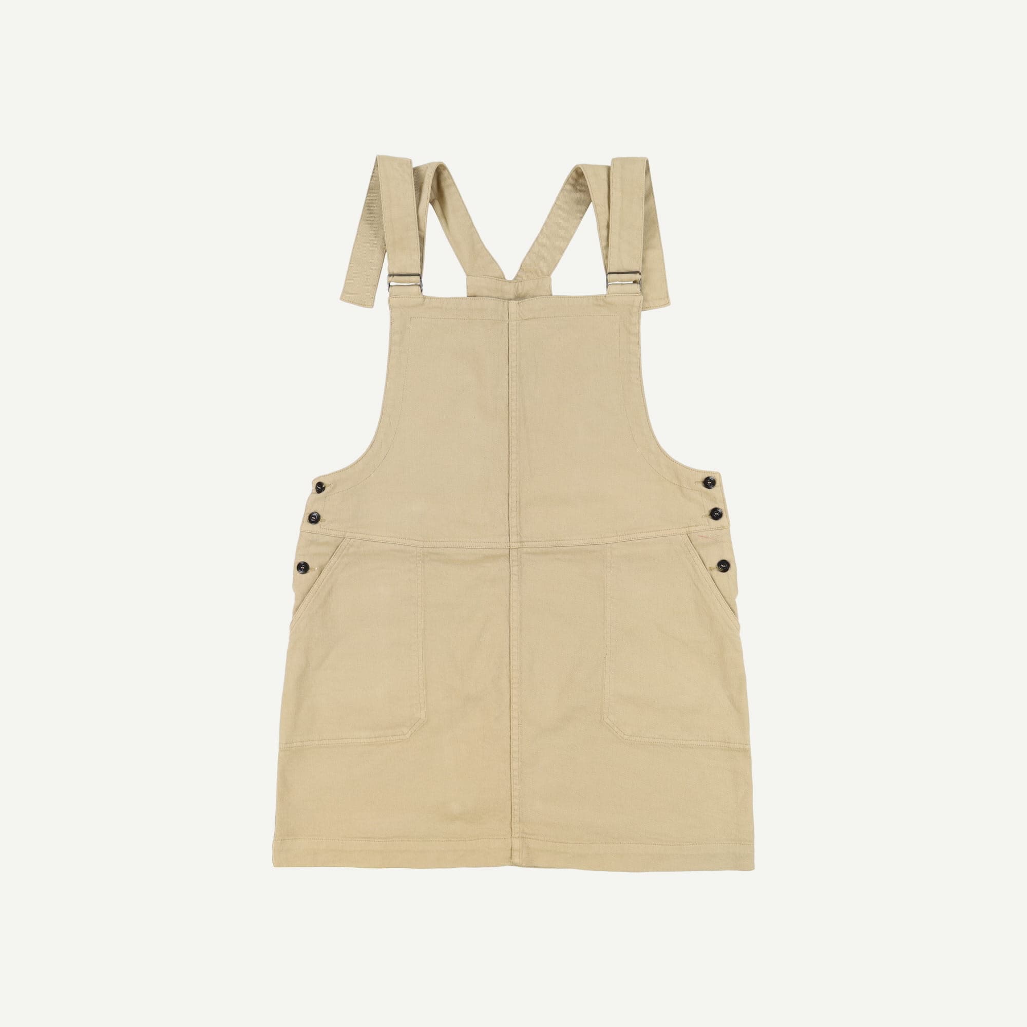 Finisterre As new Brown Dungaree Dress