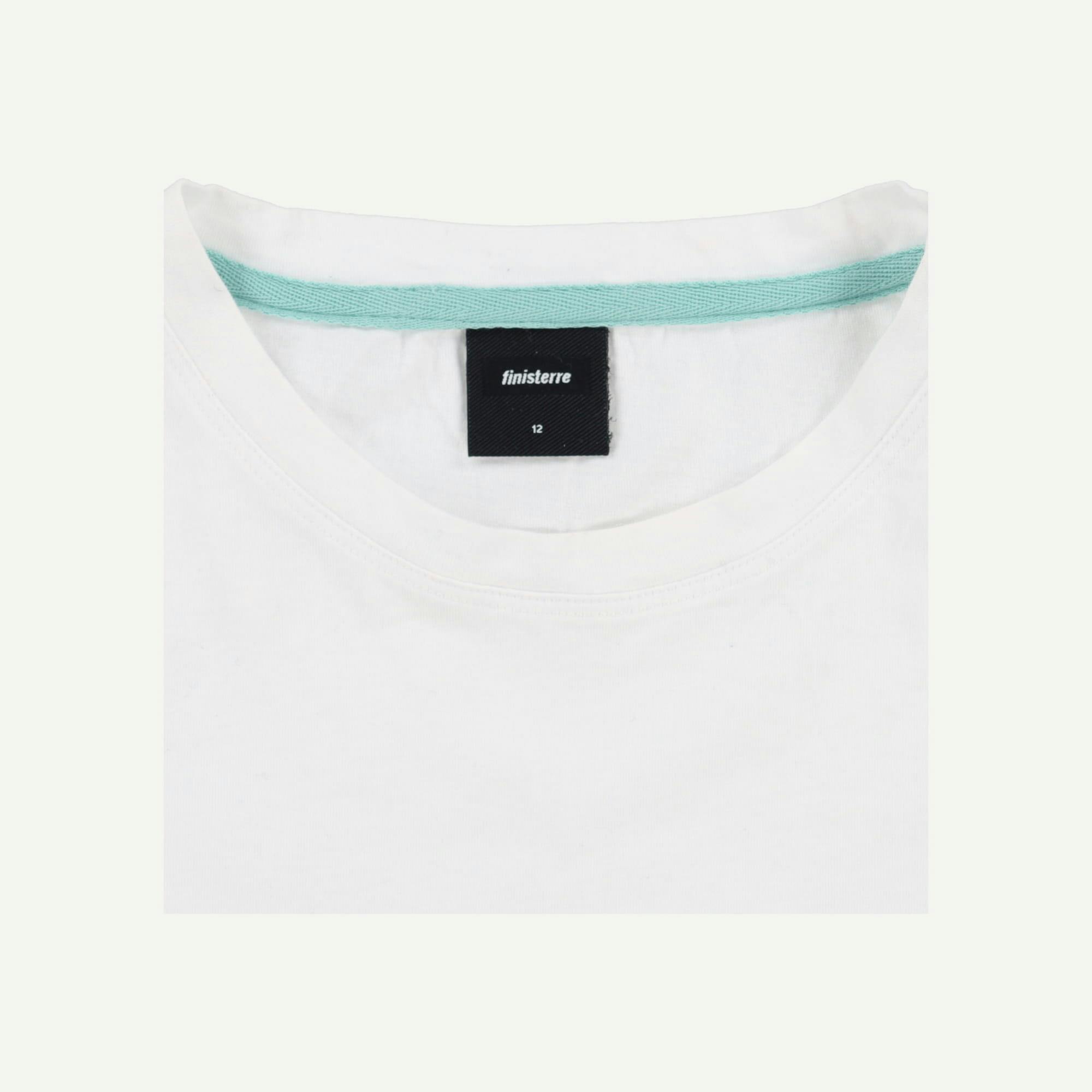 Finisterre Repaired White T-shirt