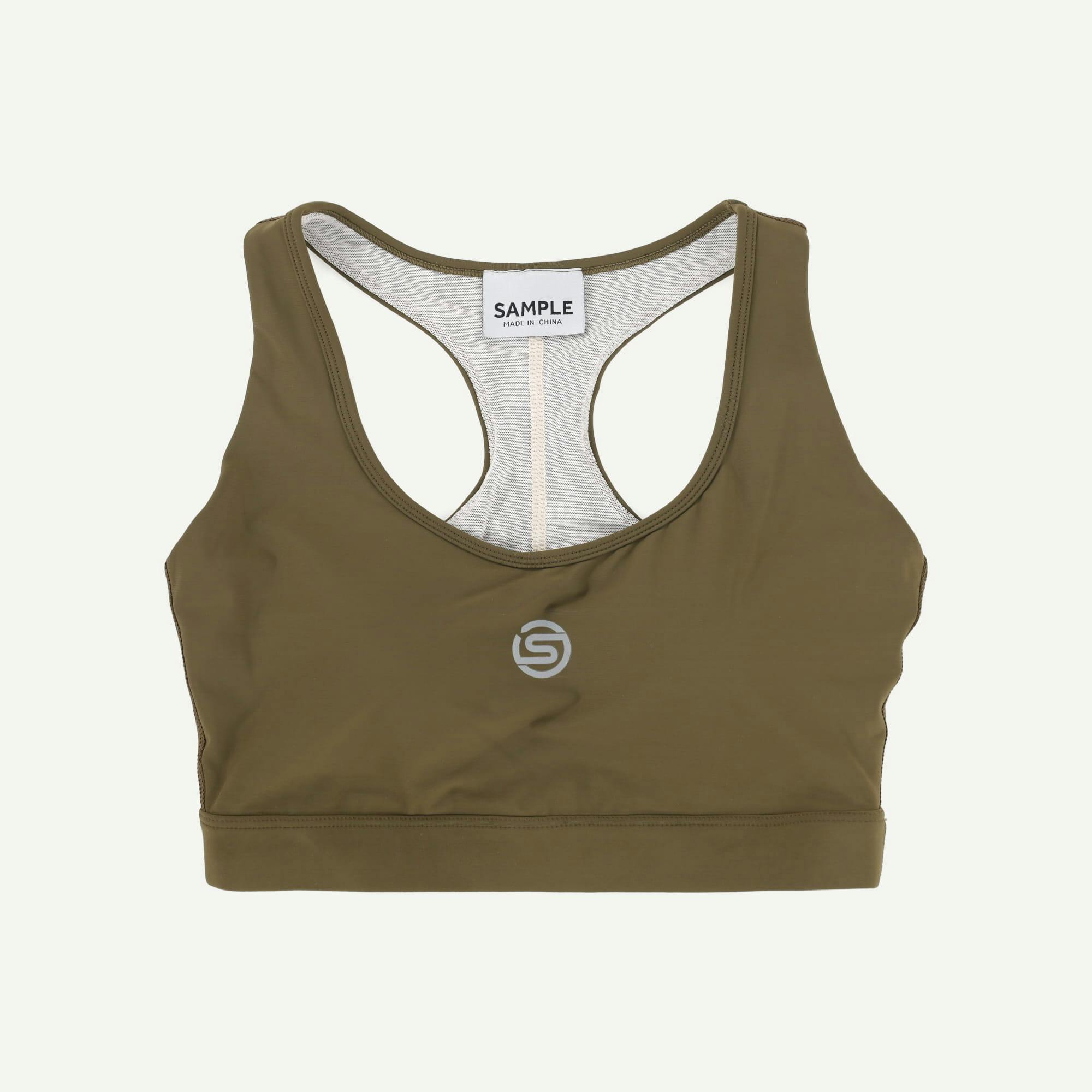 SKINS Compression As new Olive Series 3 Sports Bra