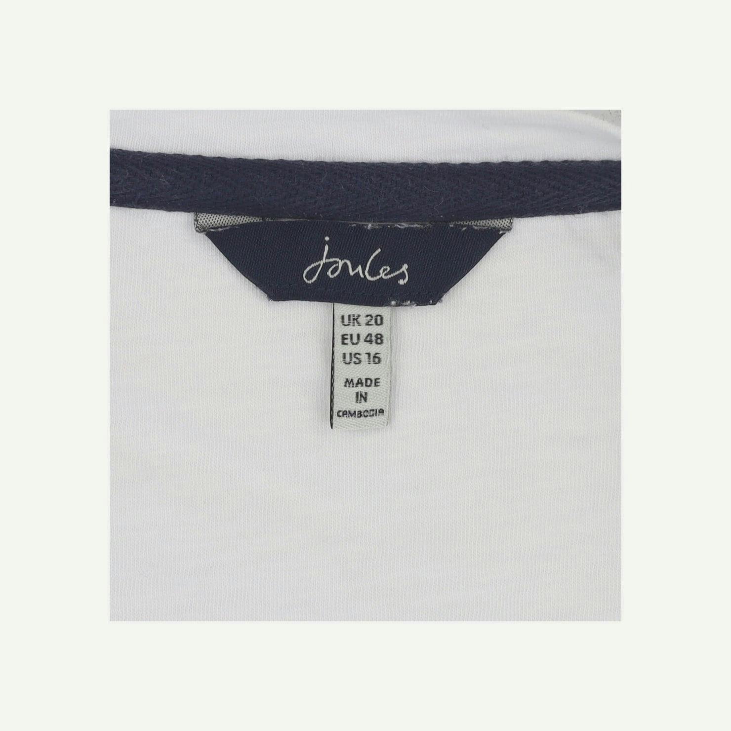 Joules Pre-loved White Top