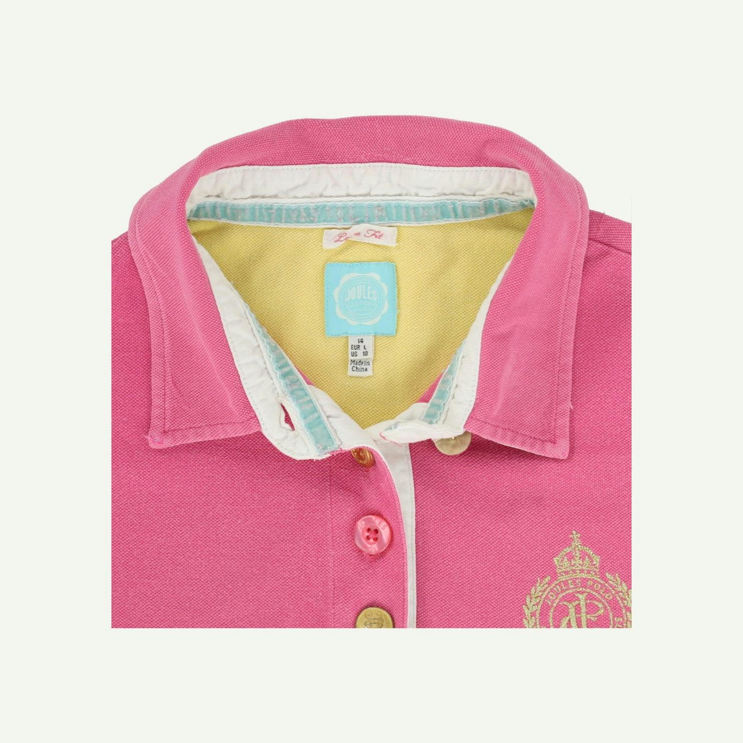 Joules Pre-loved Pink Polo Shirt
