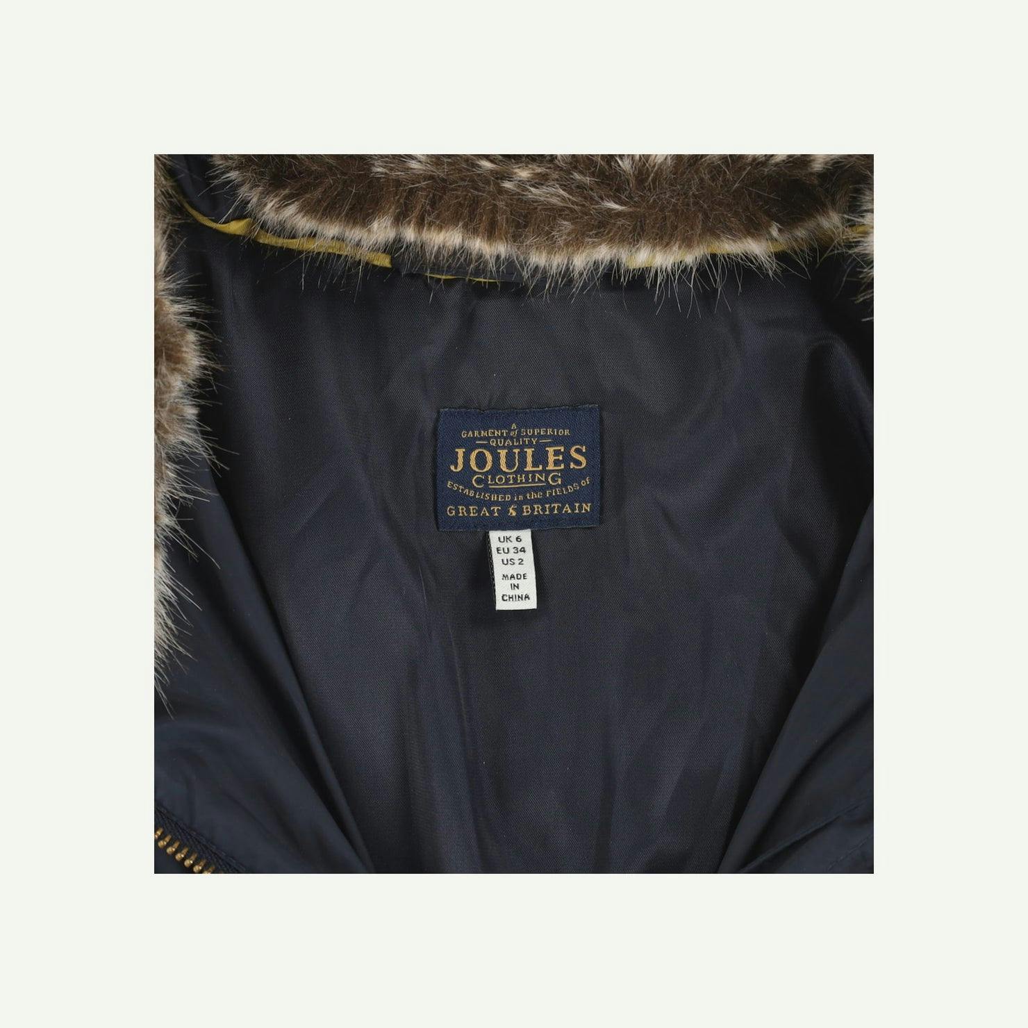 Joules Pre-loved Navy Coat