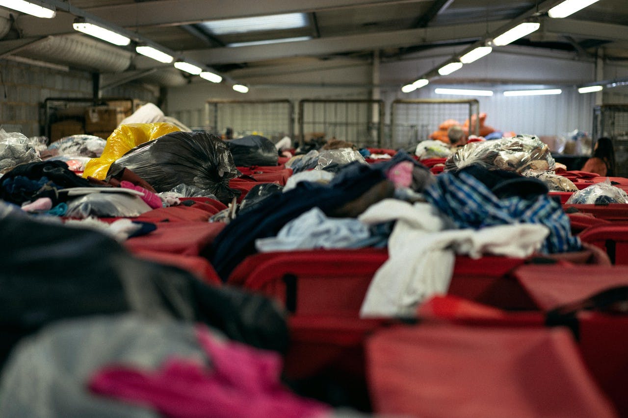 Reskinned Clothing Recycling at LMB Textiles