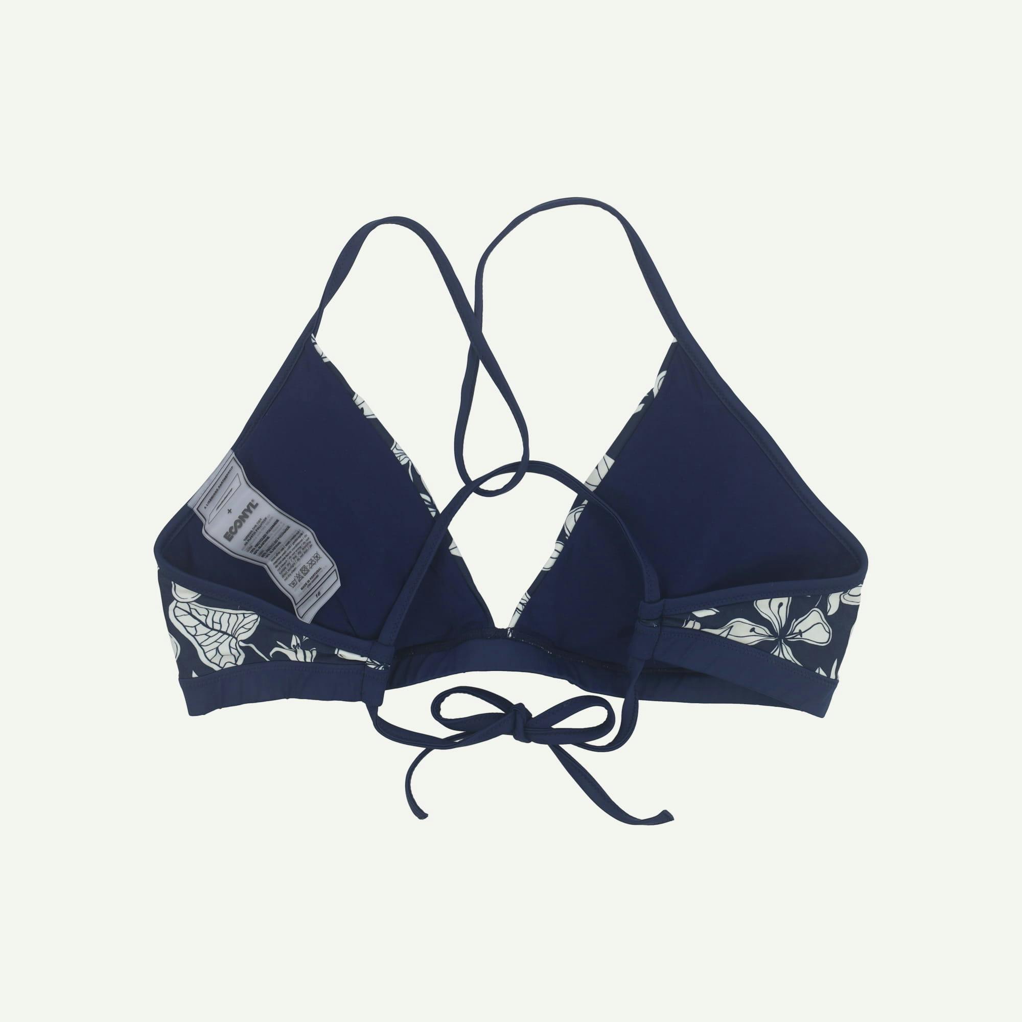 Finisterre Brand new Navy Zenith Triangle Bikini top