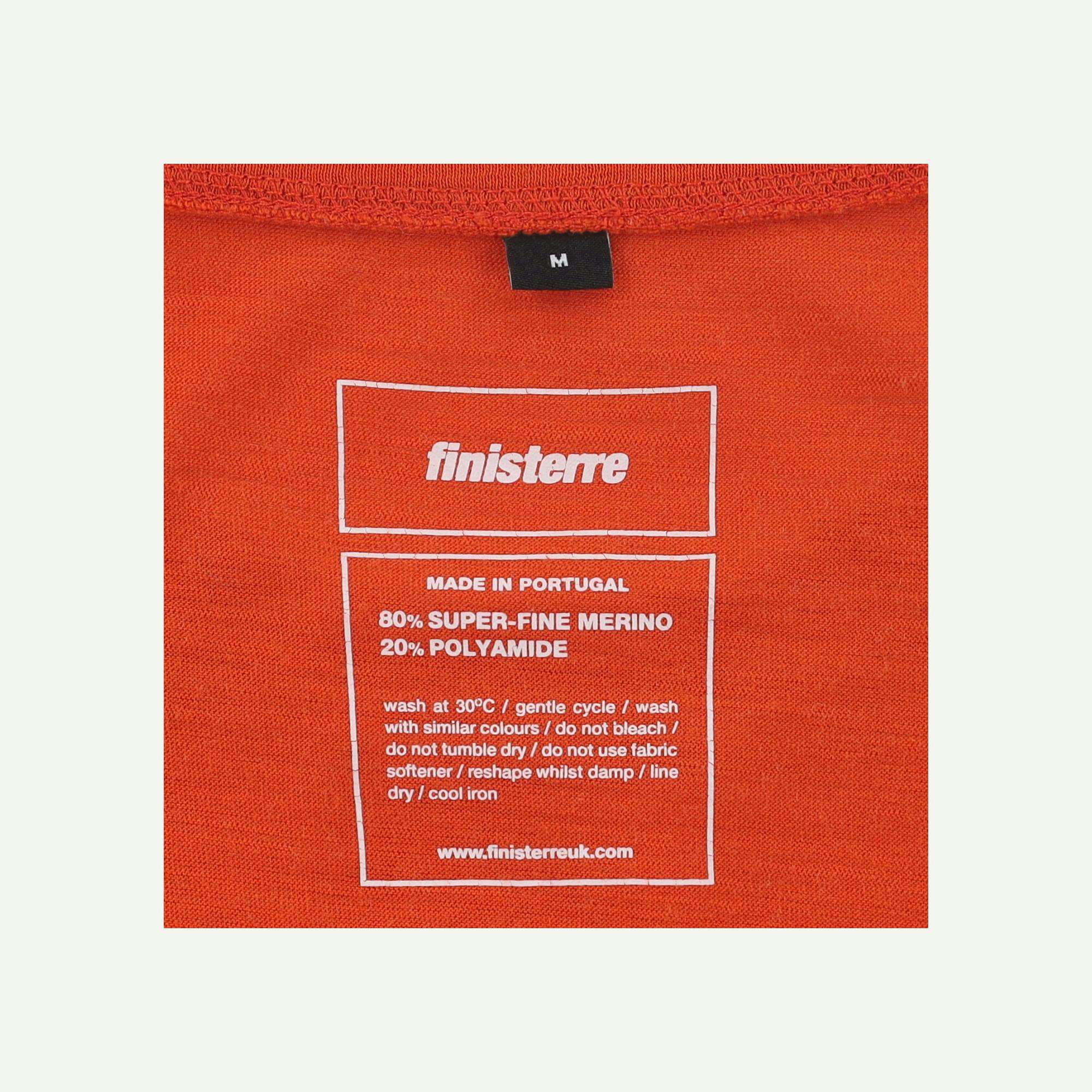 Finisterre As new Orange Baselayer T-shirt